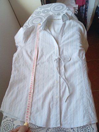 Blusa corte imperio rayas Massimo Dutti