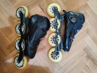 Patines en linea de velocidad/competicion.
