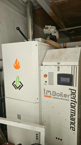 Caldera biomasa Pellet IM Boiler 40KW