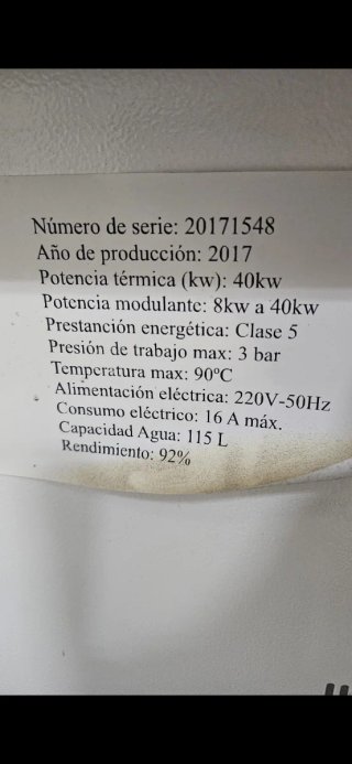 Caldera biomasa Pellet IM Boiler 40KW