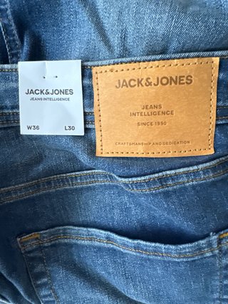 Pantalón Jack & Jones Talla 36 Azul Hombre