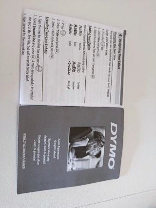 Impresora de etiquetas Dymo Letratag azul