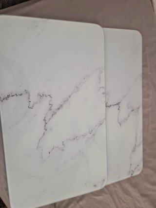 Tablas de cortar mármol (2 unidades)