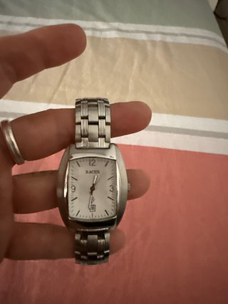 Reloj Racer Plata y Blanco