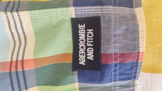 Bañador Abercrombie & Fitch cuadros hombre