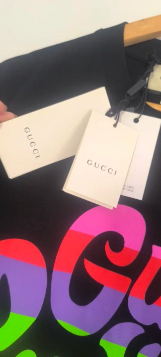 Camiseta Gucci Prodiges d'Amour Negra hombre T. XL