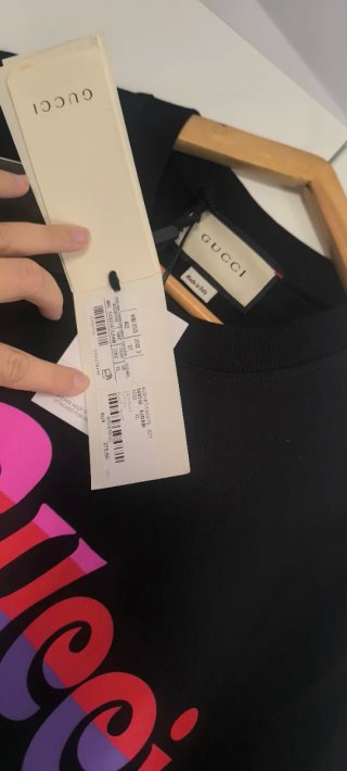 Camiseta Gucci Prodiges d'Amour Negra hombre T. XL