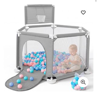 Parque infantil JUPPLIES hexagonal 127x127 cm