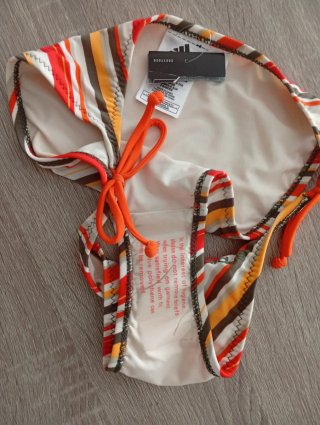 Braga bikini Adidas rayas multicolor