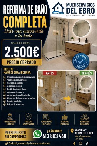 Reformas de Baño completo