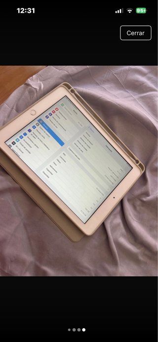 Tablet y Teclado Plegable Gris