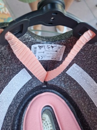 Casco Bicicleta Niña Rosa