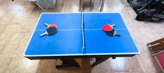 Mesa Multijuegos 2 en 1: Billar y Ping Pong