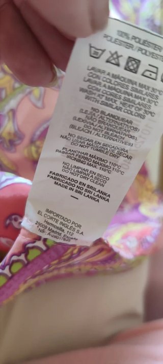 Camisón satén estampado
