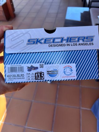 Zapatillas Skechers Niños Azul y Rojo
