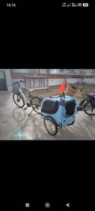 Remolque para perro de bicicleta