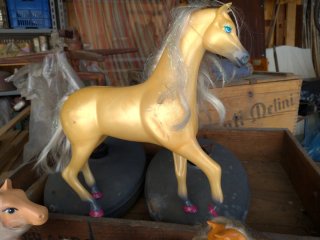 Lotto 7 Cavalli Giocattolo Barbie Pony Puledri