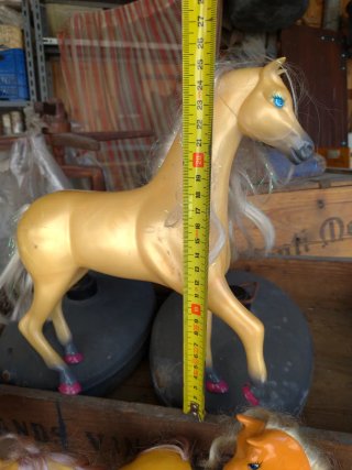 Lotto 7 Cavalli Giocattolo Barbie Pony Puledri