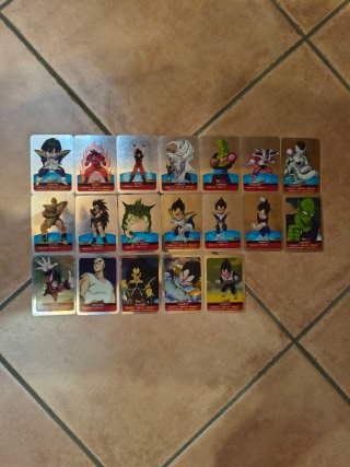 Dragon Ball Z Lamincards Serie Argento