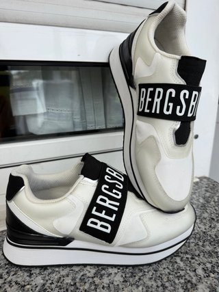Zapatillas Bikkembergs Mujer Blancas y Negras