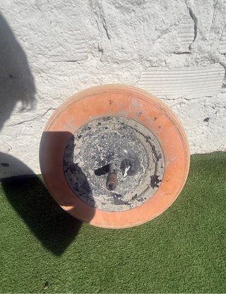 Rueda de carretilla naranja anti pinchazos