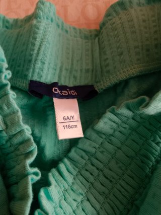 Pantaloni verdi menta