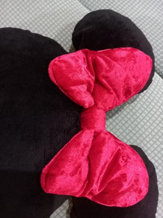 Cojín Disney Minnie Mouse Negro y Rosa