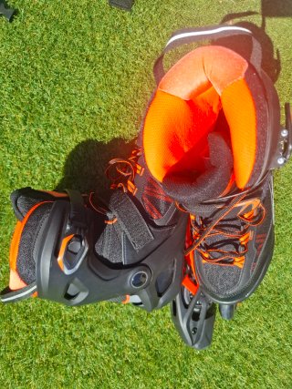 Patines en línea Oxelo + protecciones