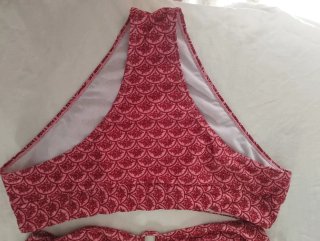 Bikini floral rosa