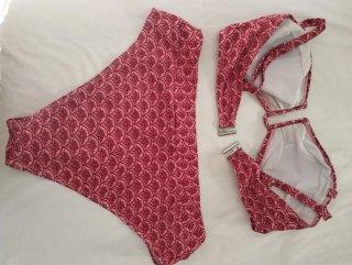 Bikini floral rosa