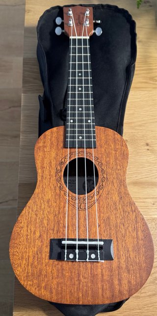 Ukelele Soprano Caoba Sin Uso