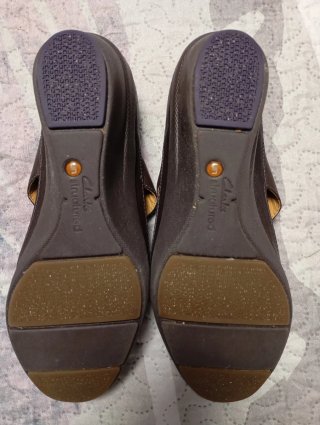 Zapatos Unstructured Talla 39.5 Cuña Elástico
