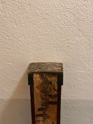 Regla Topográfica Antigua Telescópica
