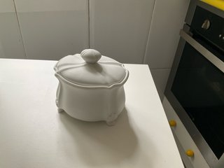 Juego Lavabo Cerámica Blanca 3 Piezas