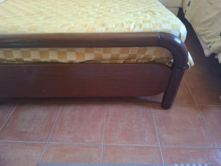 Muebles dormitorio caoba y mármol años 70
