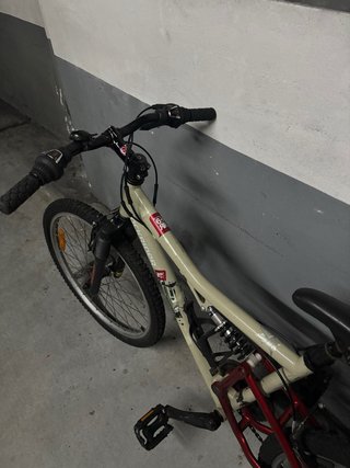Bicicleta Rockrider Sospensione Doppia 24 Pollici