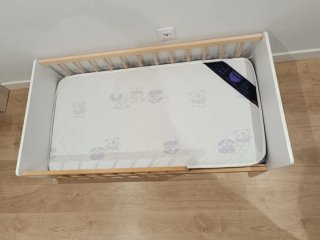 Cama Montessori 70x140 + colchón viscoelástico