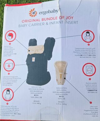 Mochila Ergobaby Porteo Negro