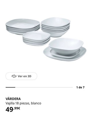 Vajilla Ikea Vardera