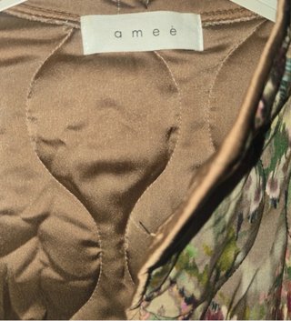 Chaleco acolchado estampado mujer