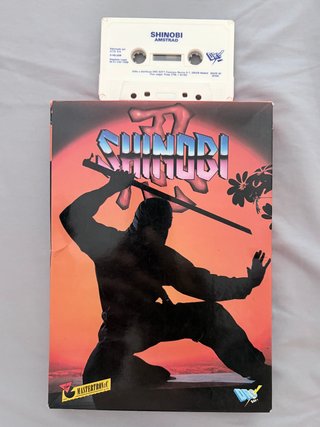 Juego Shinobi Amstrad CPC 464 Cassette