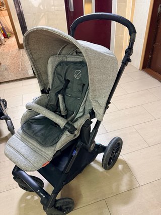 Carrito de bebé Jane gris