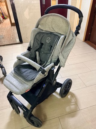 Carrito de bebé Jane gris