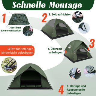 Tienda campaña ultraligera 2-3 personas