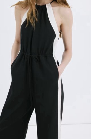 Mono Mango Negro y  blanco Talla XS y sirve para S