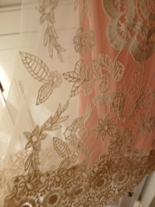 Vestido rosa de encaje