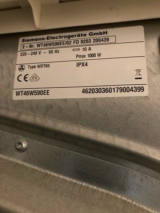 Secadora Siemens iQ700 7kg (WT46W590EE) ¡Impecable