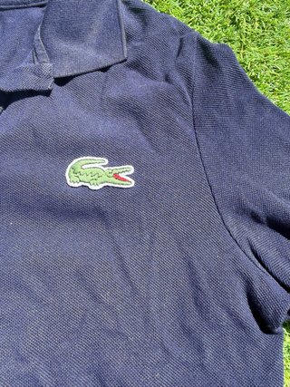 Polo Lacoste Mujer Azul Marino Talla S