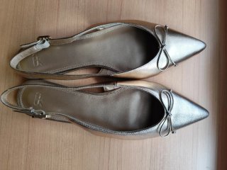 Bailarinas/Mules Doradas