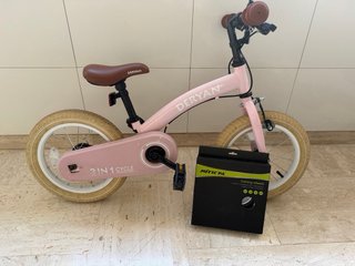 Bicicleta infantile Deryan 3 in 1 rosa